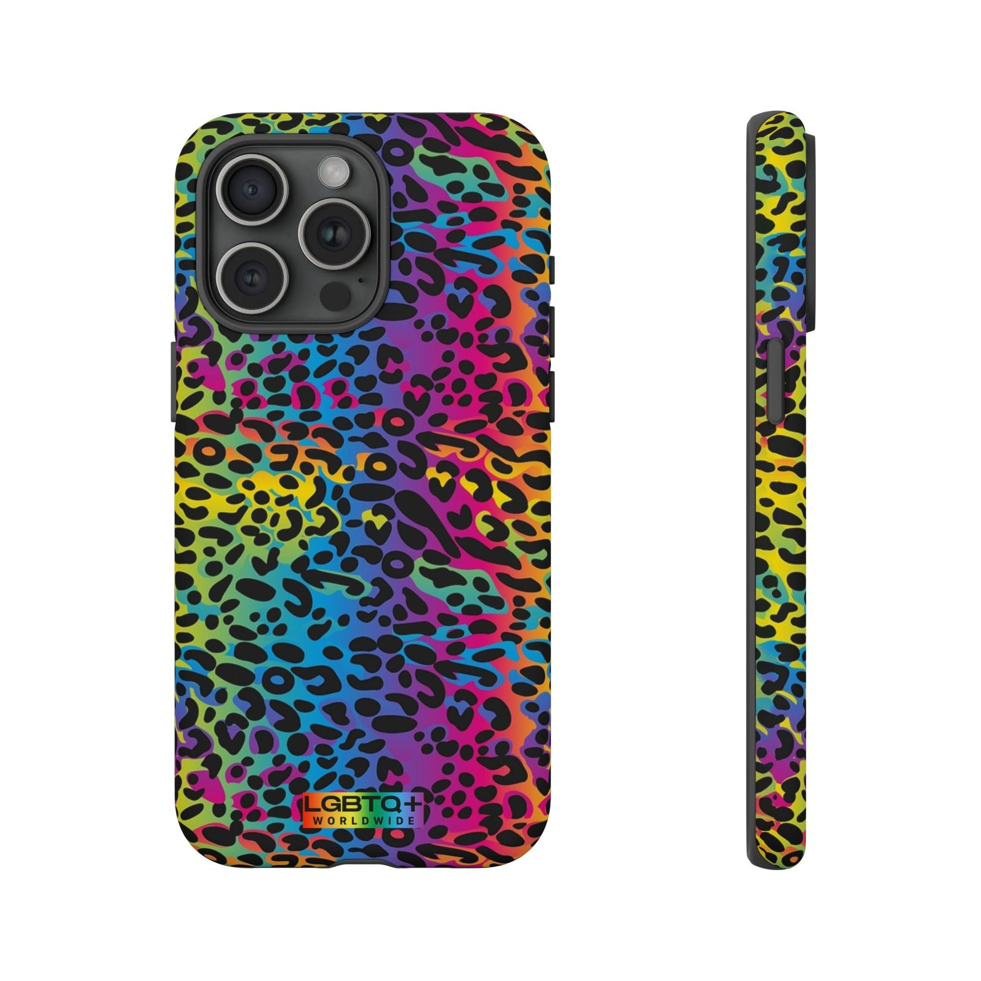 LGBTQWorldwide - ,,LEOPARD" Doppelgehäuse Handyhülle Accessories, Glossy, iPhone Cases, Matte, Phone accessory, Phone Cases, Samsung Cases, Thermo, Valentine's Day Picks lgbtq Bekleidung Accessoires unisex Zubehör