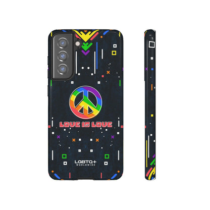 LGBTQWorldwide - ,,PEACE" Doppelgehäuse Handyhülle Accessories, Glossy, iPhone Cases, Matte, Phone accessory, Phone Cases, Samsung Cases, Thermo, Valentine's Day Picks lgbtq Bekleidung Accessoires unisex Zubehör