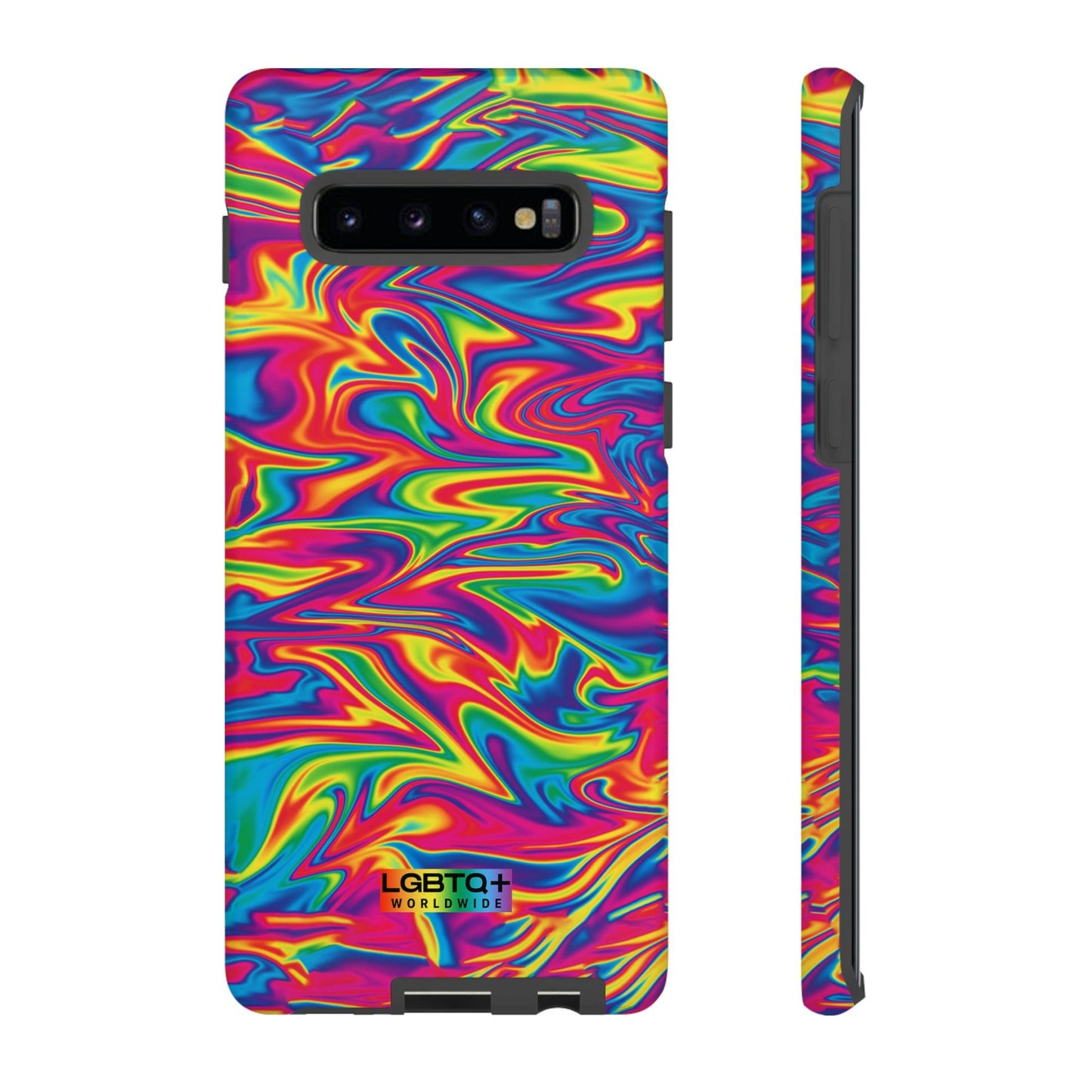 LGBTQWorldwide - ,,ABSTRACT" Doppelgehäuse Handyhülle Accessories, Glossy, iPhone Cases, Matte, Phone accessory, Phone Cases, Samsung Cases, Thermo, Valentine's Day Picks lgbtq Bekleidung Accessoires unisex Zubehör