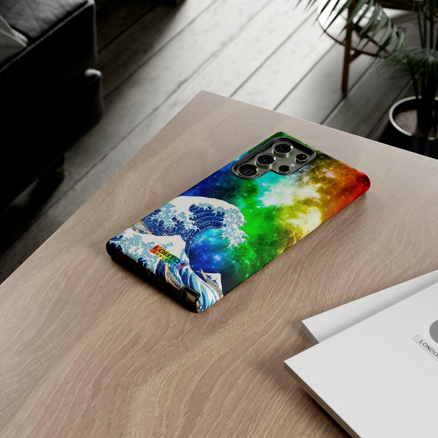 LGBTQWorldwide - ,,WELLE" Doppelgehäuse Handyhülle Accessories, Glossy, iPhone Cases, Matte, Phone accessory, Phone Cases, Samsung Cases, Thermo, Valentine's Day Picks lgbtq Bekleidung Accessoires unisex Zubehör