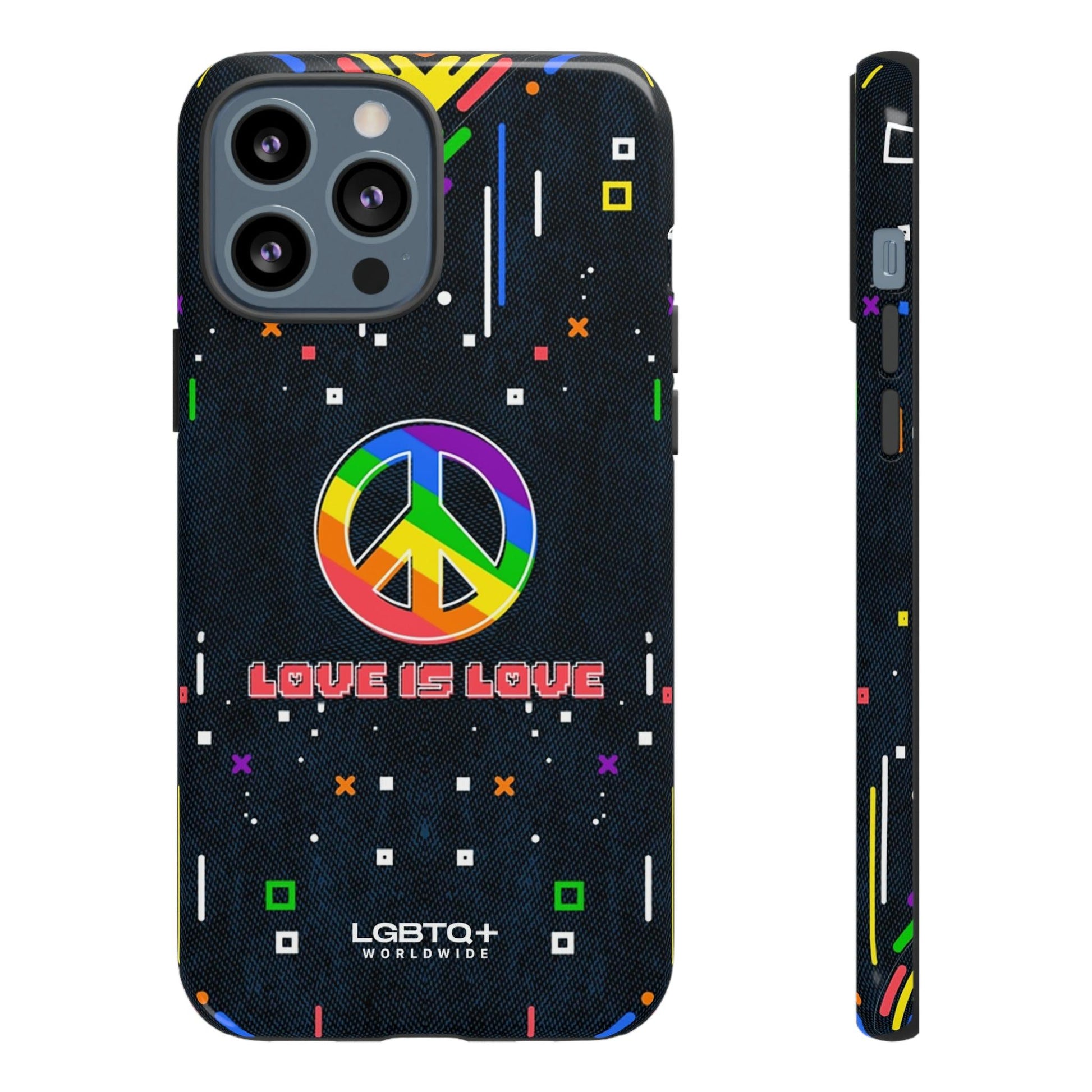 LGBTQWorldwide - ,,PEACE" Doppelgehäuse Handyhülle Accessories, Glossy, iPhone Cases, Matte, Phone accessory, Phone Cases, Samsung Cases, Thermo, Valentine's Day Picks lgbtq Bekleidung Accessoires unisex Zubehör