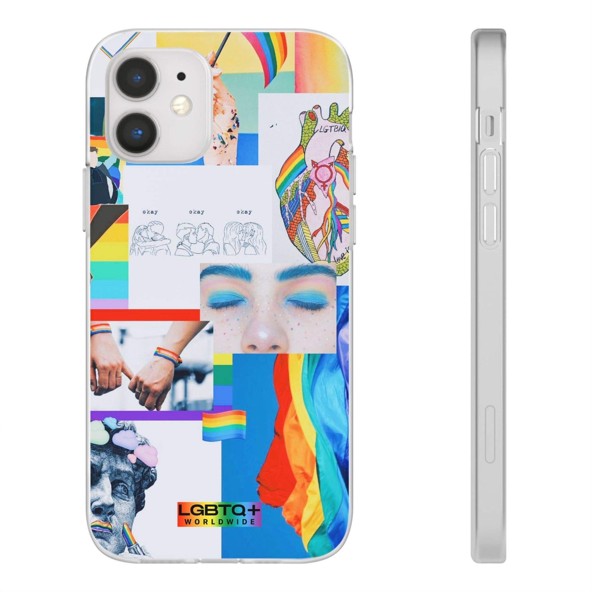 LGBTQWorldwide - ,,SEI FREI" Flexible Handyhülle Accessories, Case, iPhone, iPhone Cases, Phone accessory, Phone Cases, Samsung Cases, silikon, Valentine's Day promotion lgbtq Bekleidung Accessoires unisex Zubehör