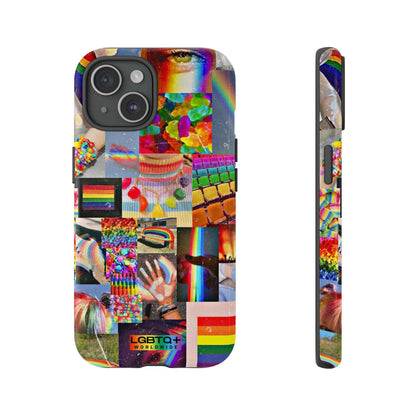 LGBTQWorldwide - ,,FARBEN" Doppelgehäuse Handyhülle Accessories, Glossy, iPhone Cases, Matte, Phone accessory, Phone Cases, Samsung Cases, Thermo, Valentine's Day Picks lgbtq Bekleidung Accessoires unisex Zubehör