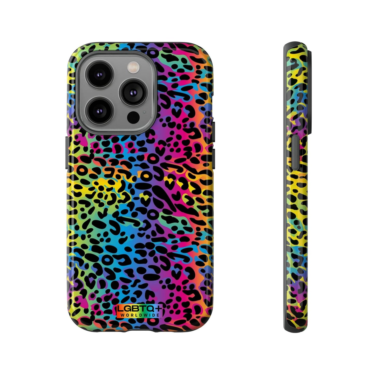 LGBTQWorldwide - ,,LEOPARD" Doppelgehäuse Handyhülle Accessories, Glossy, iPhone Cases, Matte, Phone accessory, Phone Cases, Samsung Cases, Thermo, Valentine's Day Picks lgbtq Bekleidung Accessoires unisex Zubehör