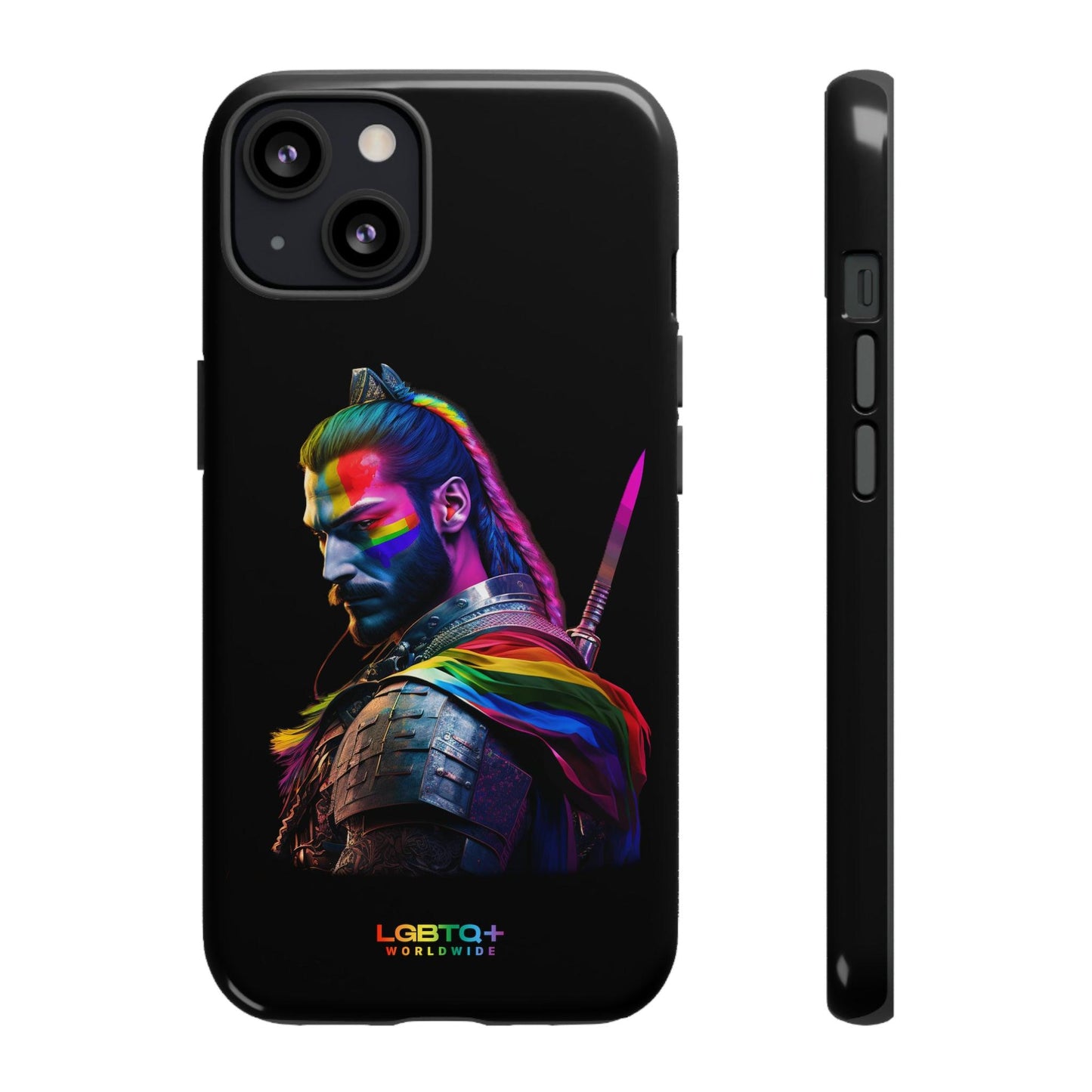 LGBTQWorldwide - ,,SAMURAI" Doppelgehäuse Handyhülle Accessories, Glossy, iPhone Cases, Matte, Phone accessory, Phone Cases, Samsung Cases, tough, Valentine's Day Picks lgbtq Bekleidung Accessoires unisex Zubehör