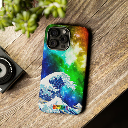 LGBTQWorldwide - ,,WELLE" Doppelgehäuse Handyhülle Accessories, Glossy, iPhone Cases, Matte, Phone accessory, Phone Cases, Samsung Cases, Thermo, Valentine's Day Picks lgbtq Bekleidung Accessoires unisex Zubehör