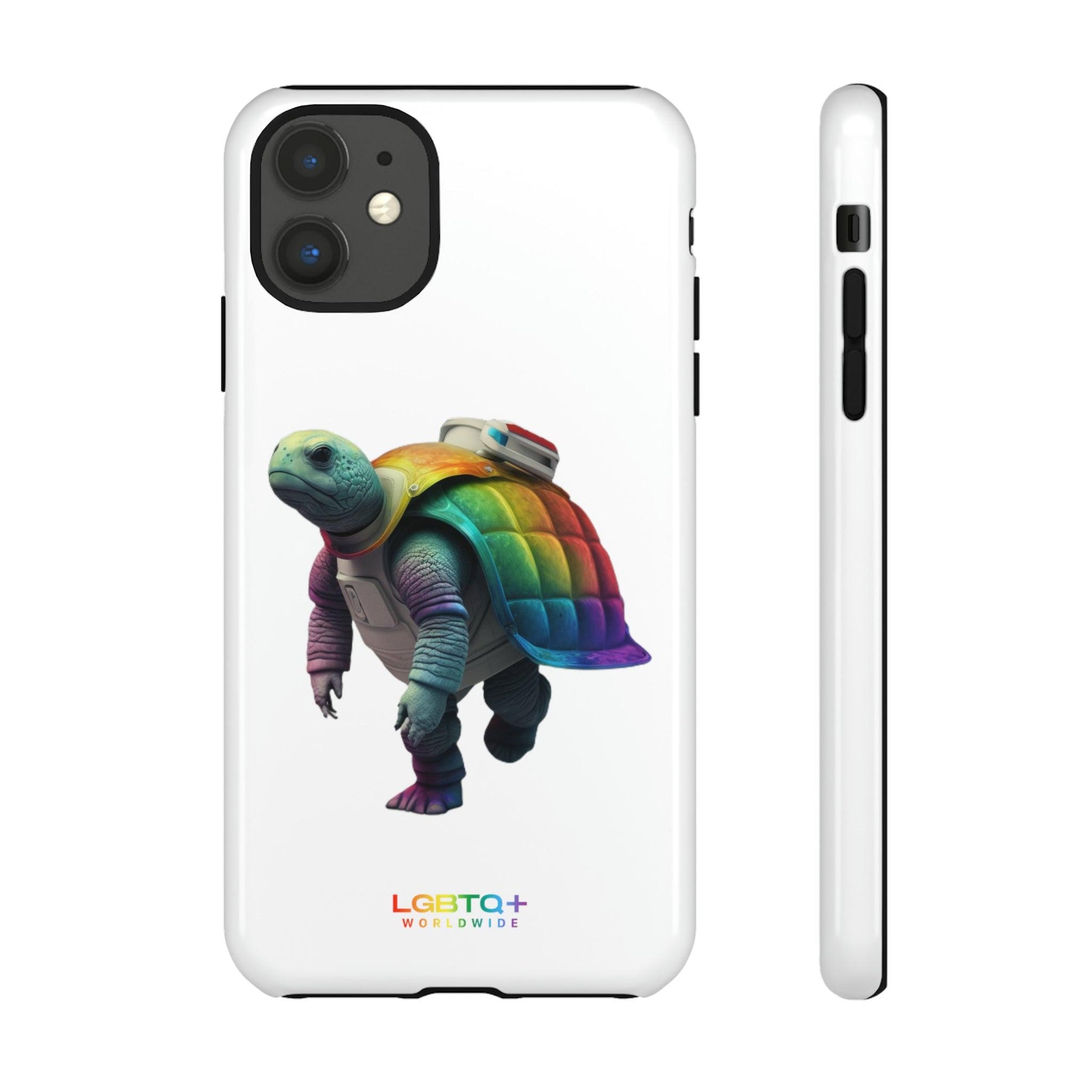 LGBTQWorldwide - ,,SCHILDKRÖTE" Doppelgehäuse Handyhülle Accessories, Glossy, iPhone Cases, Matte, Phone accessory, Phone Cases, Samsung Cases, tough, Valentine's Day Picks lgbtq Bekleidung Accessoires unisex Zubehör