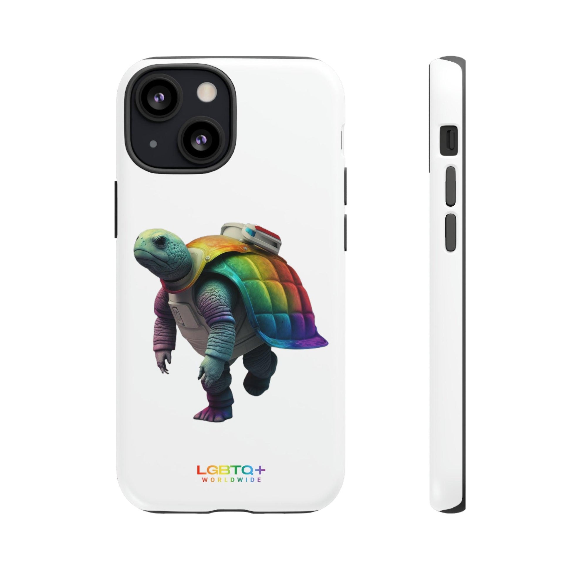 LGBTQWorldwide - ,,SCHILDKRÖTE" Doppelgehäuse Handyhülle Accessories, Glossy, iPhone Cases, Matte, Phone accessory, Phone Cases, Samsung Cases, tough, Valentine's Day Picks lgbtq Bekleidung Accessoires unisex Zubehör