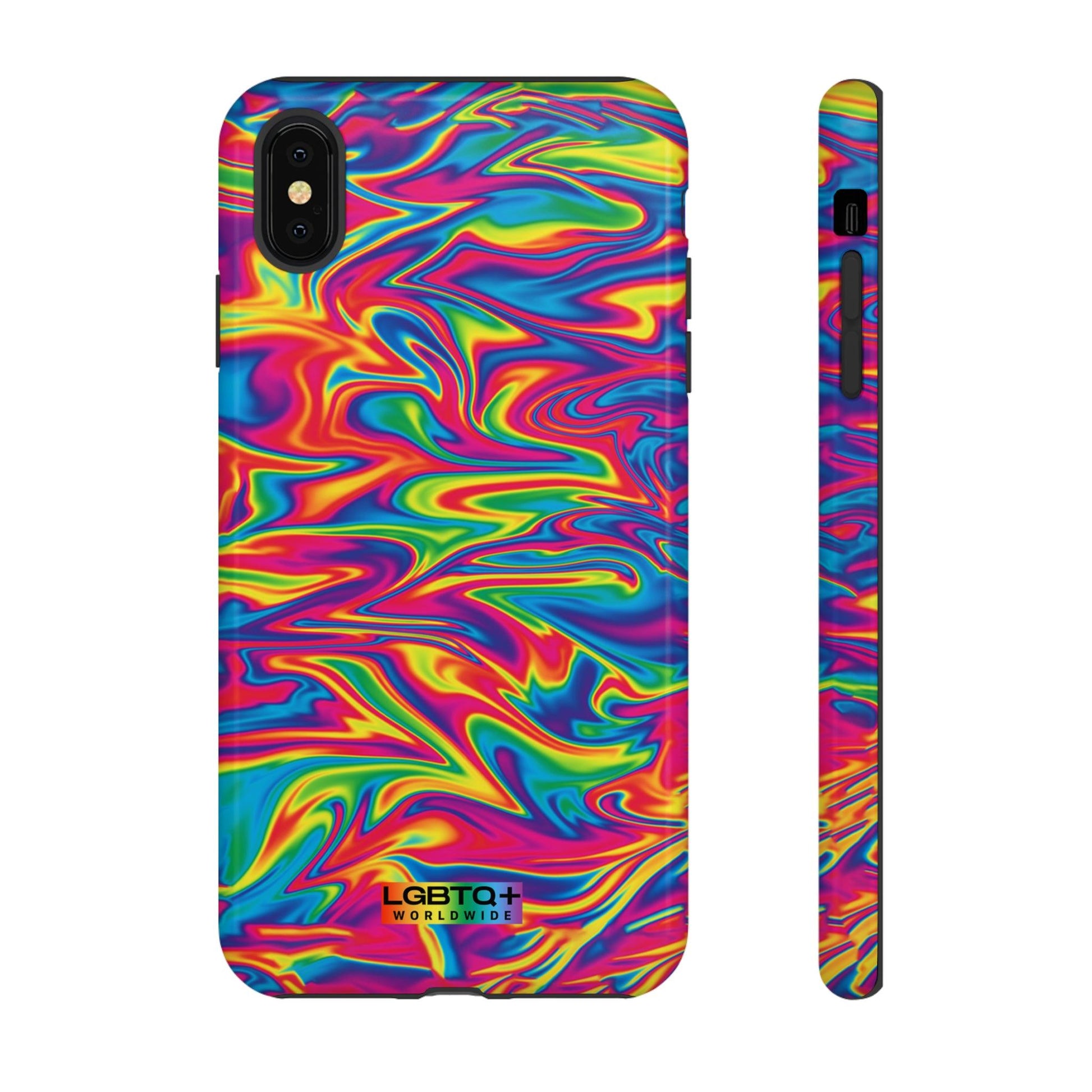 LGBTQWorldwide - ,,ABSTRACT" Doppelgehäuse Handyhülle Accessories, Glossy, iPhone Cases, Matte, Phone accessory, Phone Cases, Samsung Cases, Thermo, Valentine's Day Picks lgbtq Bekleidung Accessoires unisex Zubehör