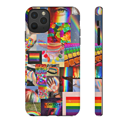 LGBTQWorldwide - ,,FARBEN" Doppelgehäuse Handyhülle Accessories, Glossy, iPhone Cases, Matte, Phone accessory, Phone Cases, Samsung Cases, Thermo, Valentine's Day Picks lgbtq Bekleidung Accessoires unisex Zubehör