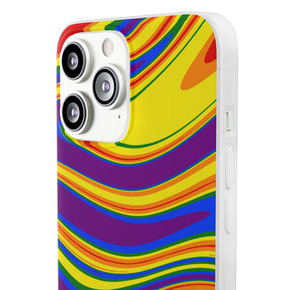 LGBTQWorldwide - ,,FARBEN" Flexible Handyhülle Accessories, Case, iPhone, iPhone Cases, Phone accessory, Phone Cases, Samsung Cases, silikon, Valentine's Day promotion lgbtq Bekleidung Accessoires unisex Zubehör