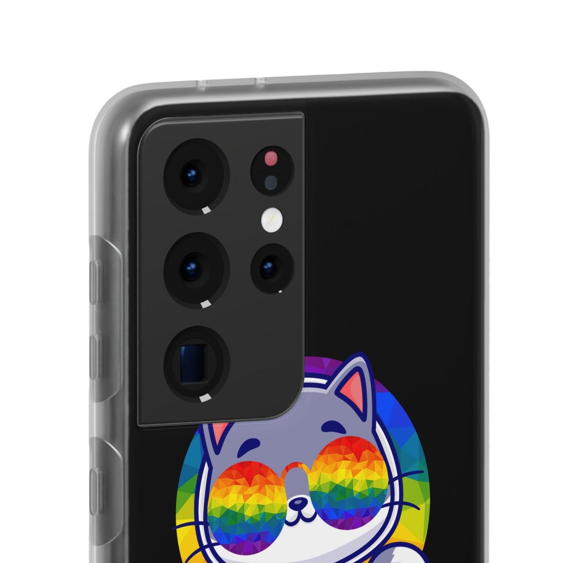 LGBTQWorldwide - ,,PURRIDE" Flexible Handyhülle Accessories, Case, iPhone, iPhone Cases, Phone accessory, Phone Cases, Samsung Cases, silikon, Valentine's Day promotion lgbtq Bekleidung Accessoires unisex Zubehör