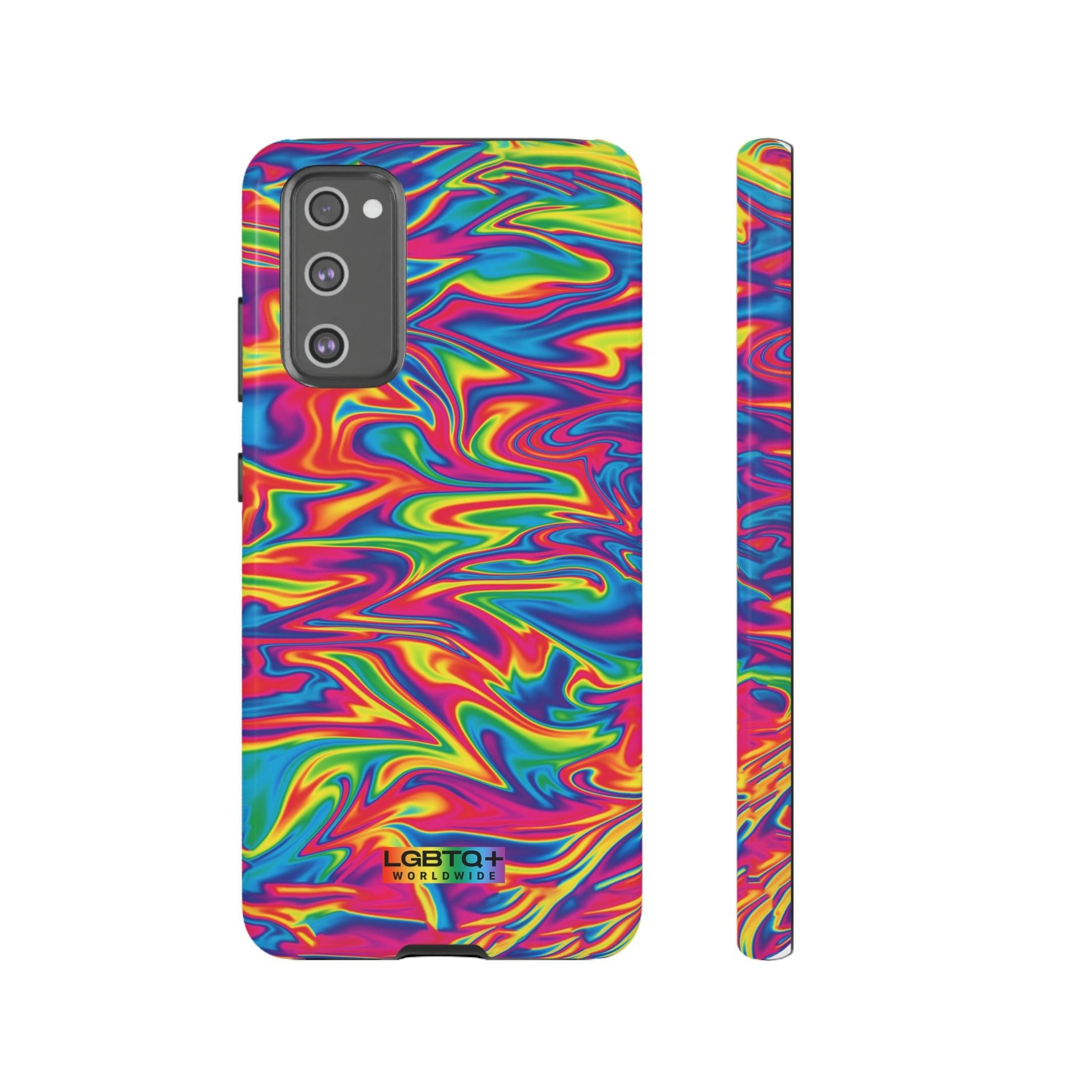 LGBTQWorldwide - ,,ABSTRACT" Doppelgehäuse Handyhülle Accessories, Glossy, iPhone Cases, Matte, Phone accessory, Phone Cases, Samsung Cases, Thermo, Valentine's Day Picks lgbtq Bekleidung Accessoires unisex Zubehör