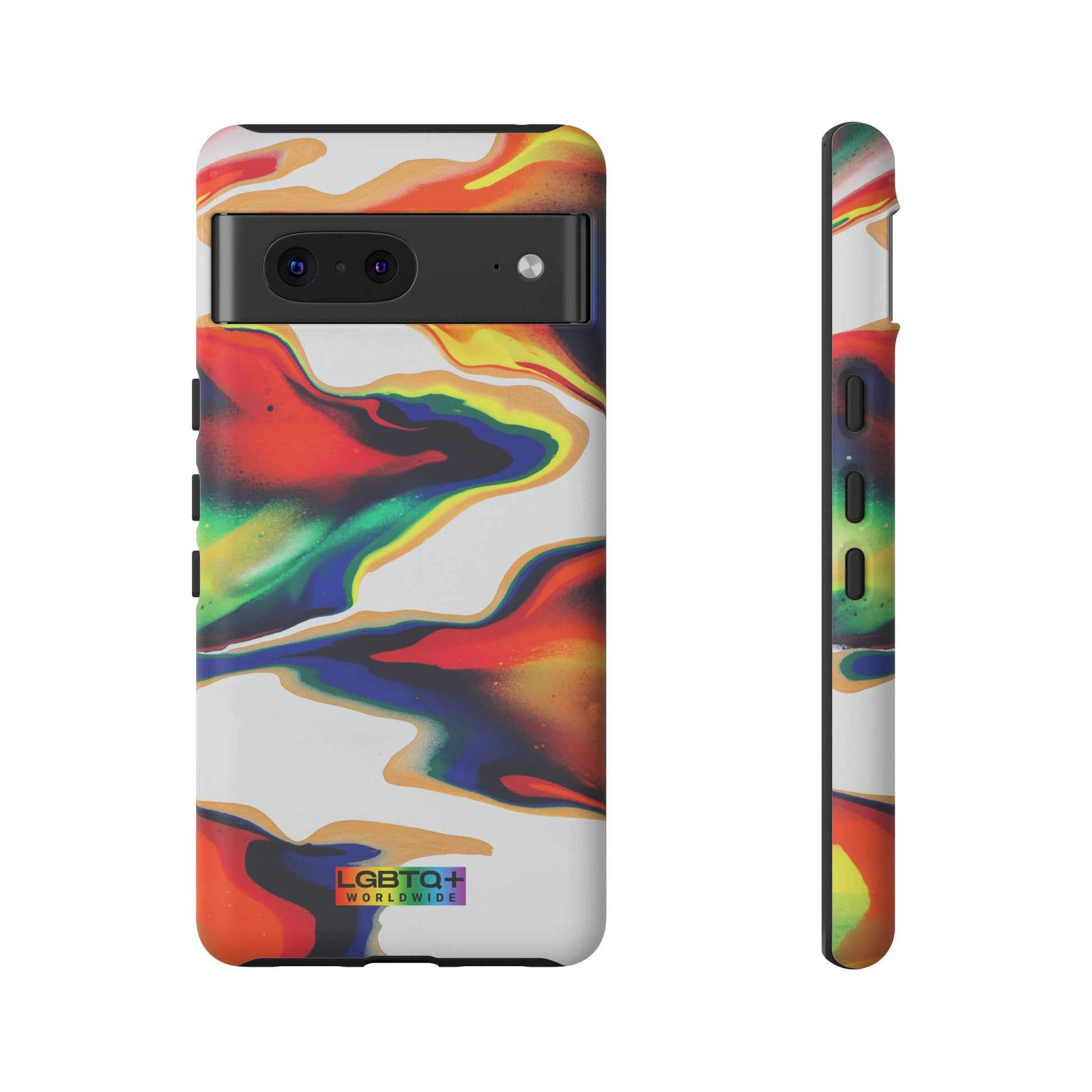 LGBTQWorldwide - ,,EINZIGARTIG" Doppelgehäuse Handyhülle Accessories, Glossy, iPhone Cases, Matte, Phone accessory, Phone Cases, Samsung Cases, Thermo, Valentine's Day Picks lgbtq Bekleidung Accessoires unisex Zubehör