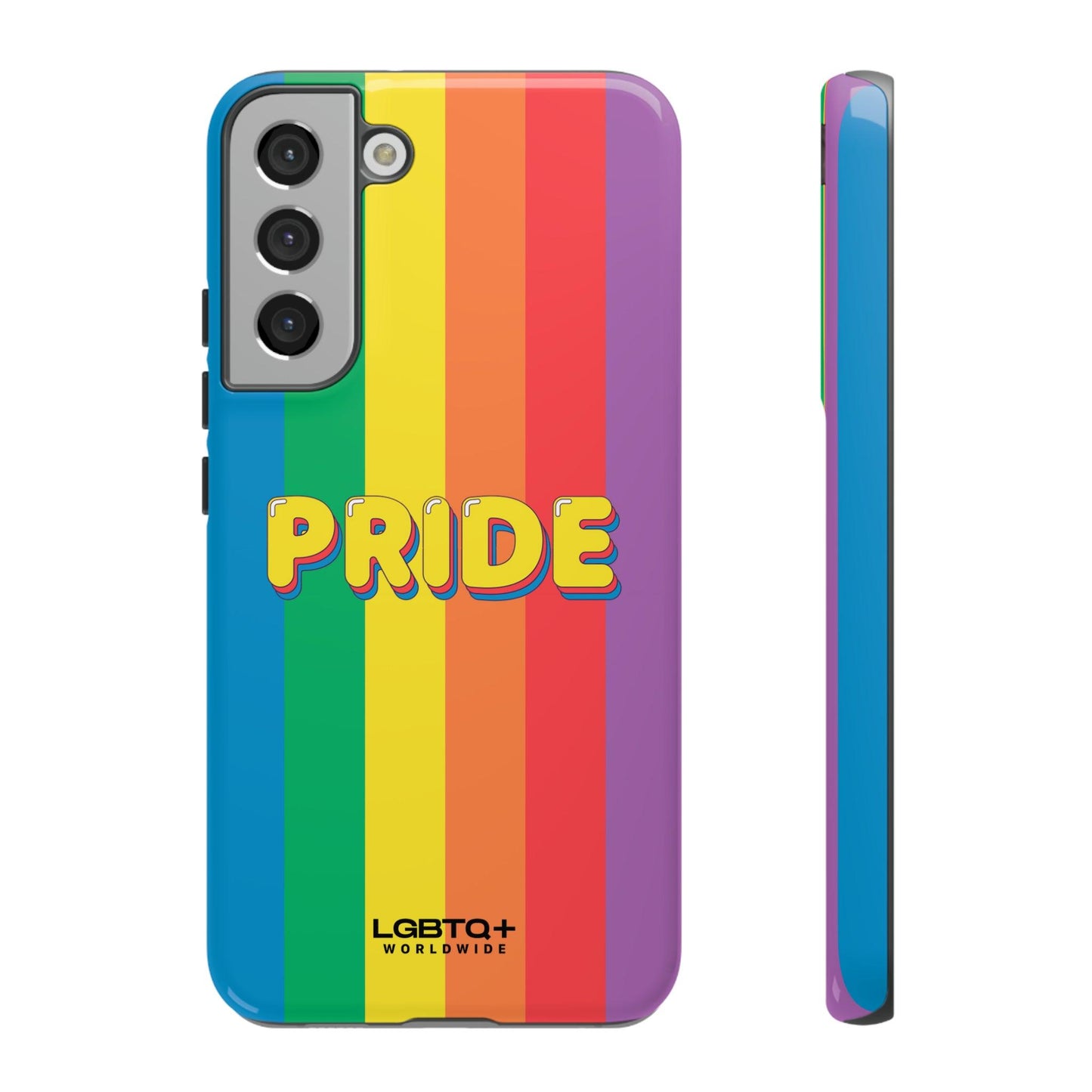 LGBTQWorldwide - ,,PRIDE" Doppelgehäuse Handyhülle Accessories, Glossy, iPhone Cases, Matte, Phone accessory, Phone Cases, Samsung Cases, Thermo, Valentine's Day Picks lgbtq Bekleidung Accessoires unisex Zubehör