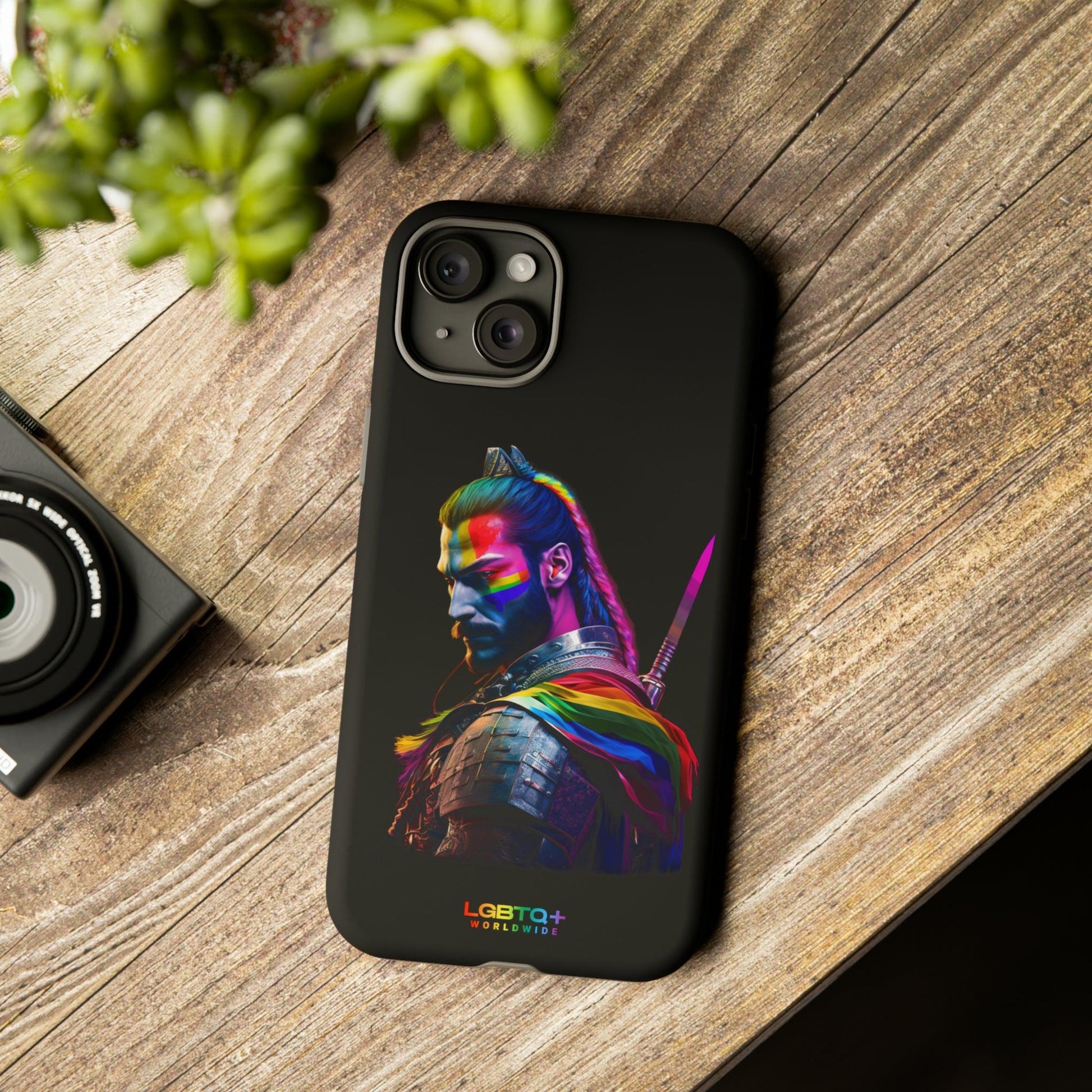 LGBTQWorldwide - ,,SAMURAI" Doppelgehäuse Handyhülle Accessories, Glossy, iPhone Cases, Matte, Phone accessory, Phone Cases, Samsung Cases, tough, Valentine's Day Picks lgbtq Bekleidung Accessoires unisex Zubehör