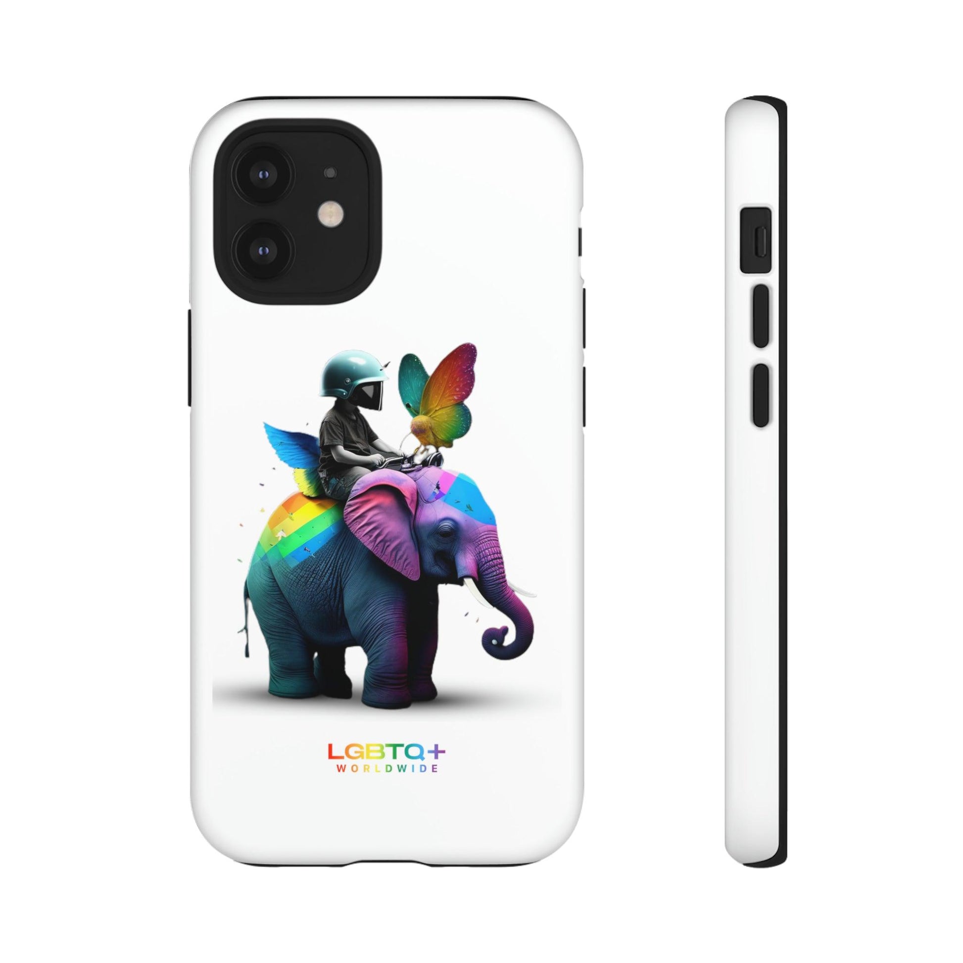 LGBTQWorldwide - ,,SCHMETTERLING" Doppelgehäuse Handyhülle Accessories, Glossy, iPhone Cases, Matte, Phone accessory, Phone Cases, Samsung Cases, tough, Valentine's Day Picks lgbtq Bekleidung Accessoires unisex Zubehör