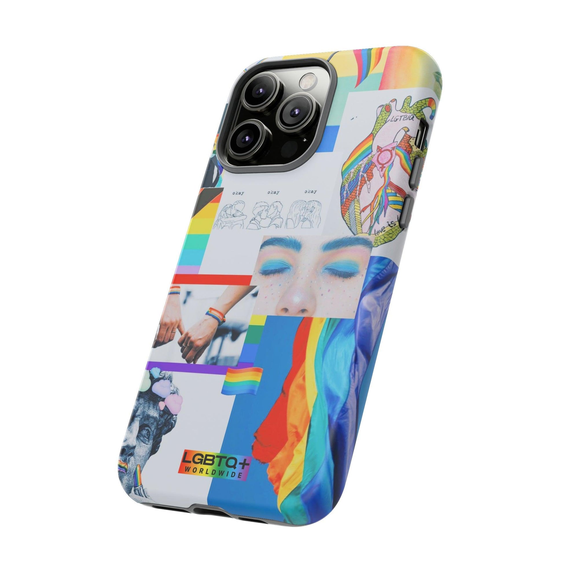 LGBTQWorldwide - ,,LEBEN"Doppelgehäuse Handyhülle Accessories, Glossy, iPhone Cases, Matte, Phone accessory, Phone Cases, Samsung Cases, Thermo, Valentine's Day Picks lgbtq Bekleidung Accessoires unisex Zubehör