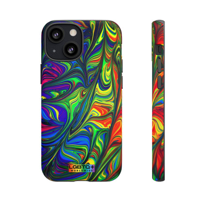 LGBTQWorldwide - ,,ILLUSION" Doppelgehäuse Handyhülle Accessories, Glossy, iPhone Cases, Matte, Phone accessory, Phone Cases, Samsung Cases, Thermo, Valentine's Day Picks lgbtq Bekleidung Accessoires unisex Zubehör