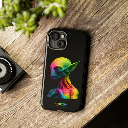 LGBTQWorldwide - ,,ALIEN" Doppelgehäuse Handyhülle Accessories, Glossy, iPhone Cases, Matte, Phone accessory, Phone Cases, Samsung Cases, tough, Valentine's Day Picks lgbtq Bekleidung Accessoires unisex Zubehör