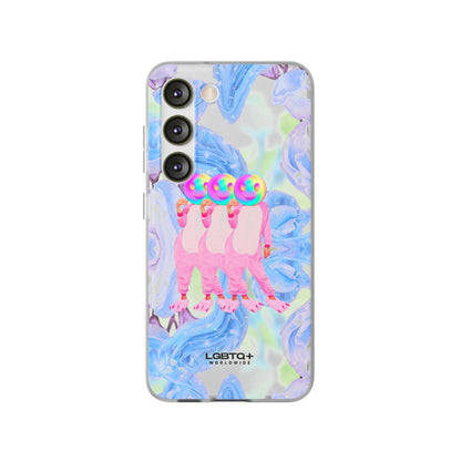 LGBTQWorldwide - ,,TEDDY BÄR" Flexible Handyhülle Accessories, Case, iPhone, iPhone Cases, Phone accessory, Phone Cases, Samsung Cases, silikon, Valentine's Day promotion lgbtq Bekleidung Accessoires unisex Zubehör