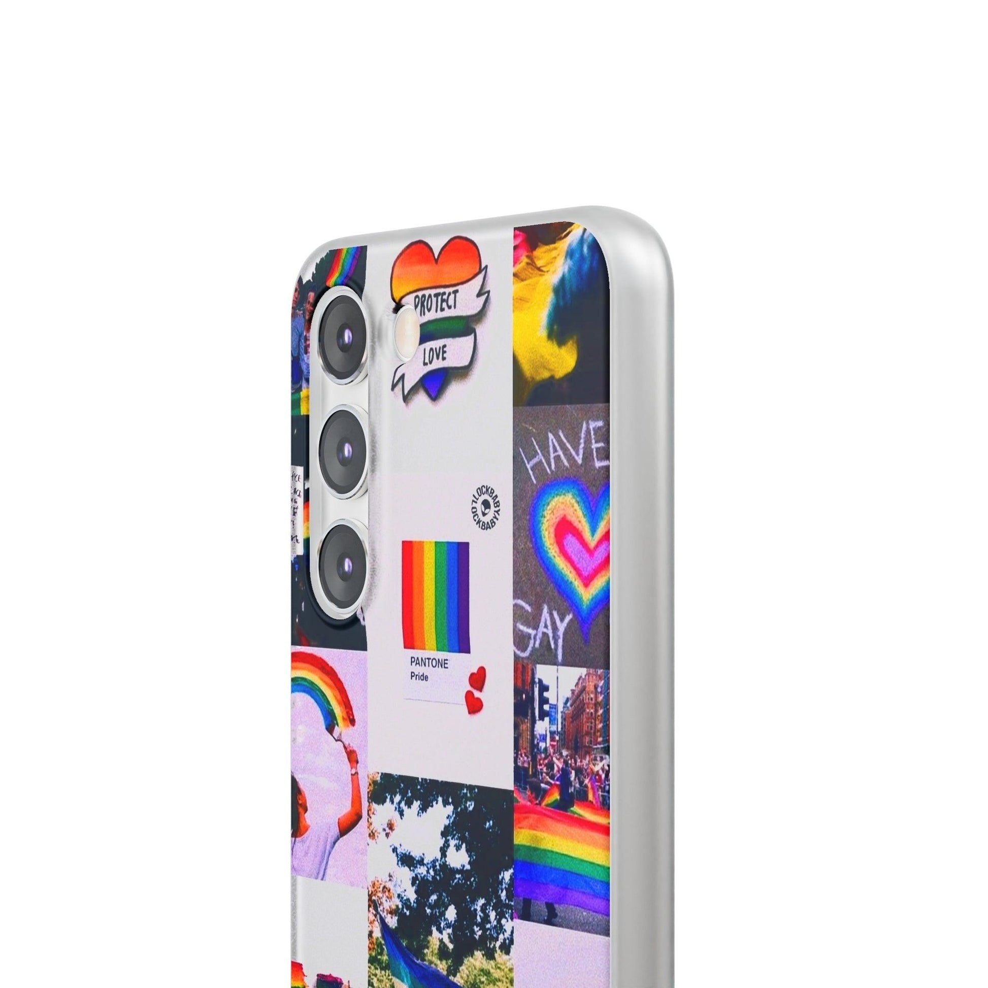 LGBTQWorldwide - ,,REGENBOGEN" Flexible Handyhülle Accessories, Case, iPhone, iPhone Cases, Phone accessory, Phone Cases, Samsung Cases, silikon, Valentine's Day promotion lgbtq Bekleidung Accessoires unisex Zubehör