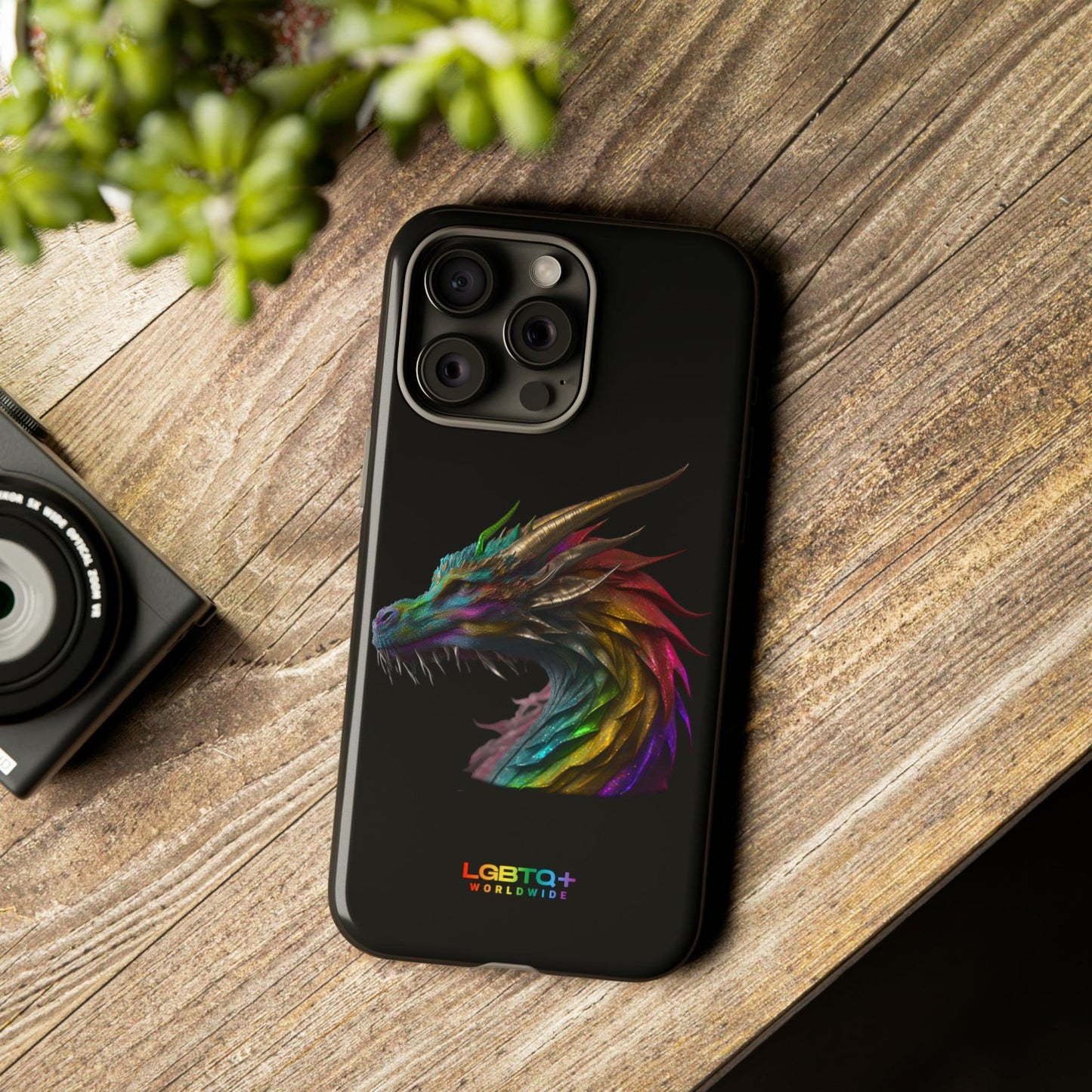 LGBTQWorldwide - ,,DRACHE" Doppelgehäuse Handyhülle Accessories, Glossy, iPhone Cases, Matte, Phone accessory, Phone Cases, Samsung Cases, tough, Valentine's Day Picks lgbtq Bekleidung Accessoires unisex Zubehör