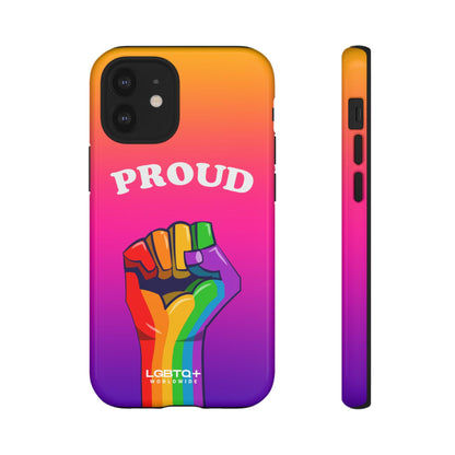 LGBTQWorldwide - ,,GLÜCKLICH" Doppelgehäuse Handyhülle Accessories, Glossy, iPhone Cases, Matte, Phone accessory, Phone Cases, Samsung Cases, Thermo, Valentine's Day Picks lgbtq Bekleidung Accessoires unisex Zubehör