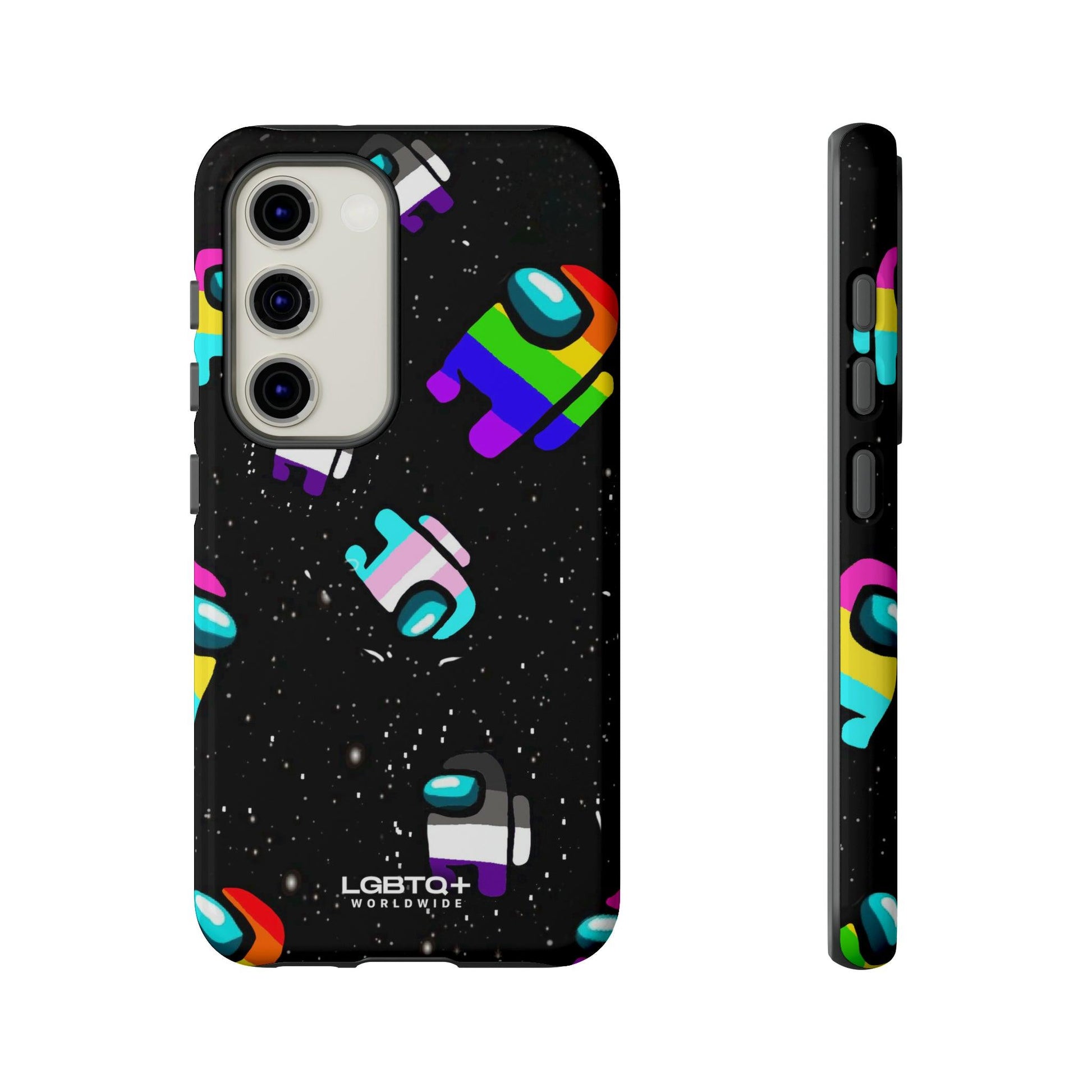 LGBTQWorldwide - ,,IMPOSTER" Doppelgehäuse Handyhülle Accessories, Glossy, iPhone Cases, Matte, Phone accessory, Phone Cases, Samsung Cases, Thermo, Valentine's Day Picks lgbtq Bekleidung Accessoires unisex Zubehör