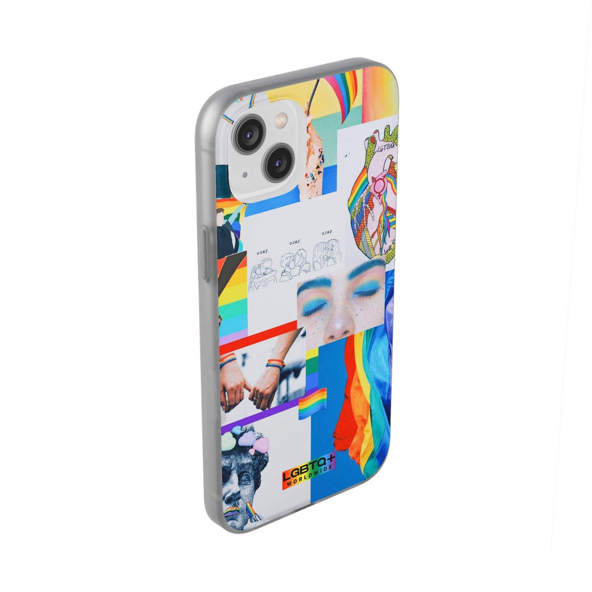 LGBTQWorldwide - ,,SEI FREI" Flexible Handyhülle Accessories, Case, iPhone, iPhone Cases, Phone accessory, Phone Cases, Samsung Cases, silikon, Valentine's Day promotion lgbtq Bekleidung Accessoires unisex Zubehör