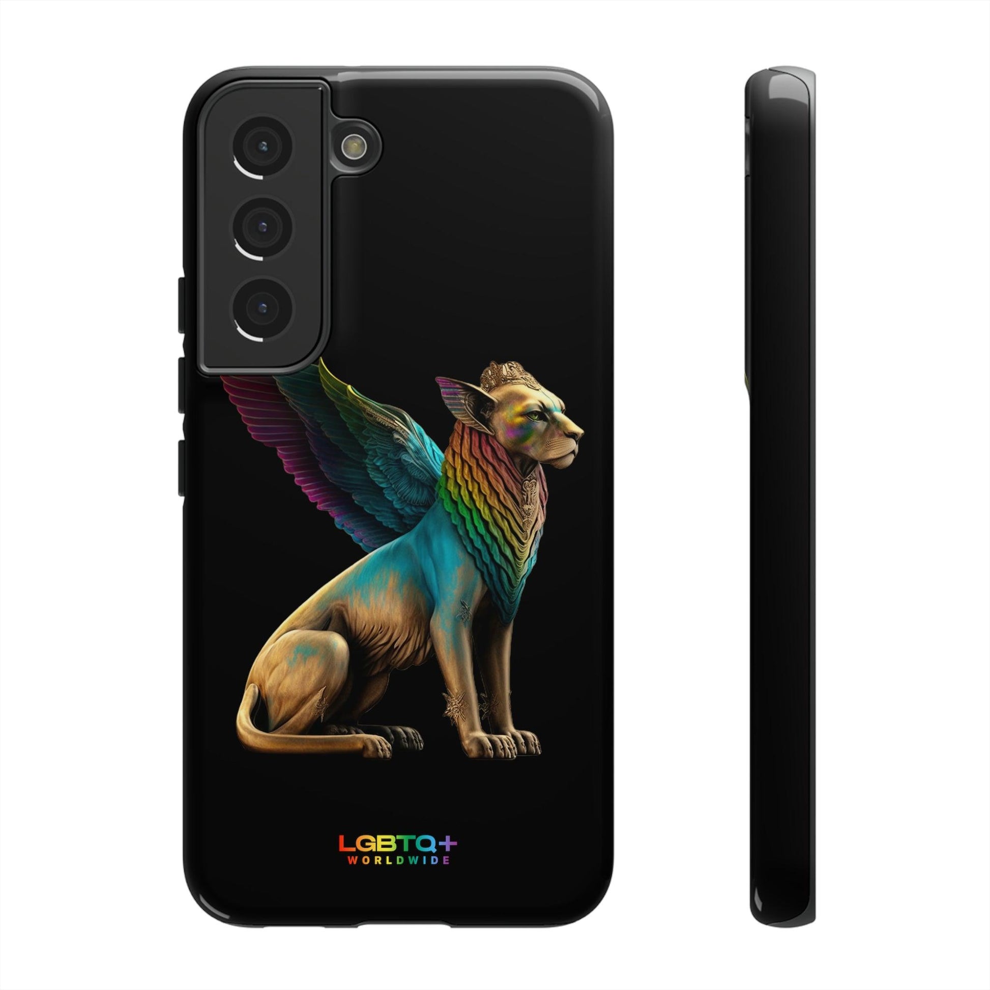 LGBTQWorldwide - ,,SPHINX" Doppelgehäuse Handyhülle Accessories, Glossy, iPhone Cases, Matte, Phone accessory, Phone Cases, Samsung Cases, tough, Valentine's Day Picks lgbtq Bekleidung Accessoires unisex Zubehör