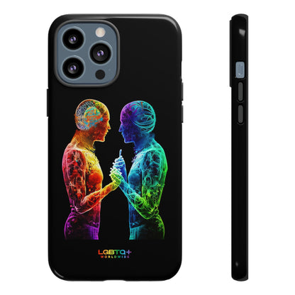 LGBTQWorldwide - ,,ZUSAMMEN" Doppelgehäuse Handyhülle Accessories, Glossy, iPhone Cases, Matte, Phone accessory, Phone Cases, Samsung Cases, tough, Valentine's Day Picks lgbtq Bekleidung Accessoires unisex Zubehör