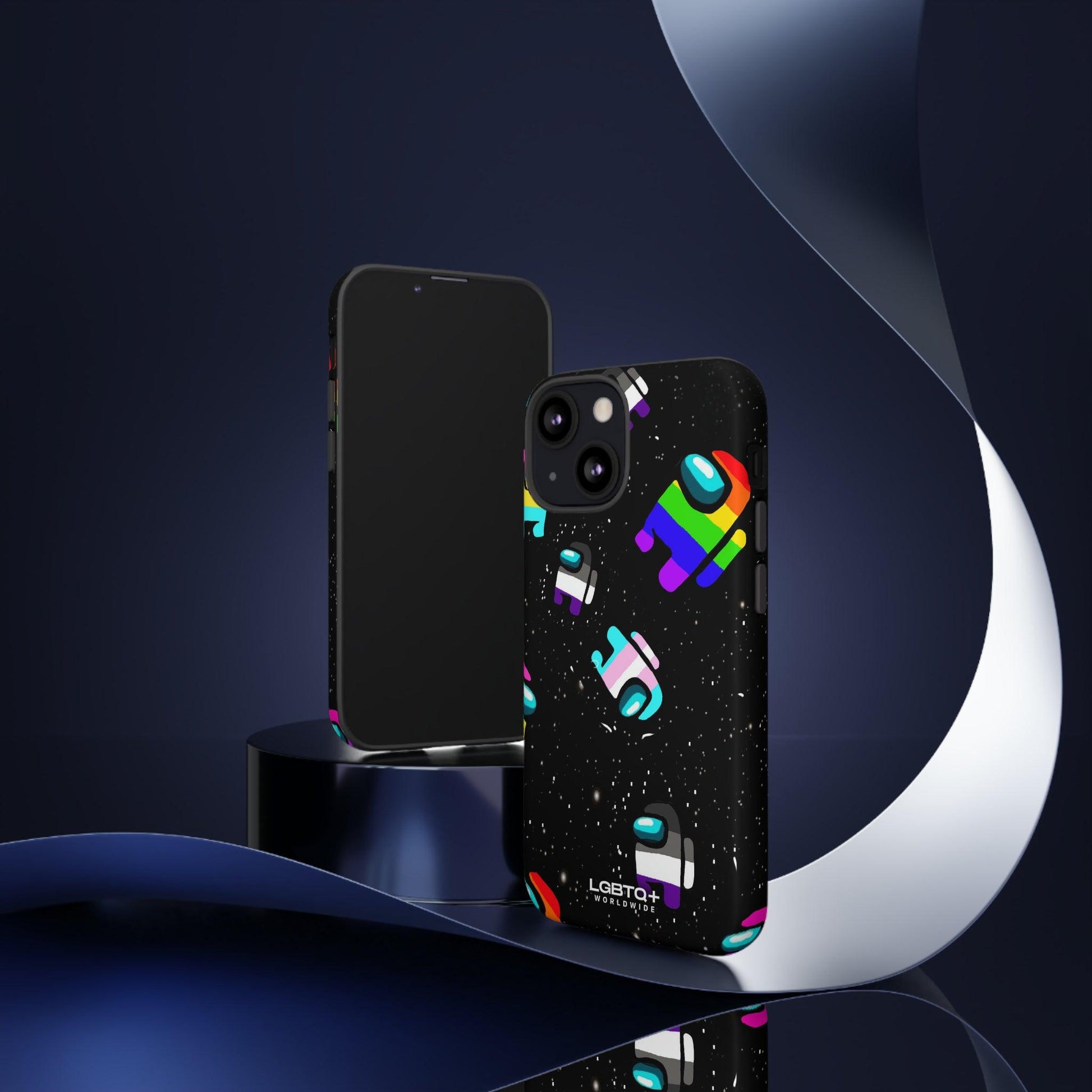 LGBTQWorldwide - ,,IMPOSTER" Doppelgehäuse Handyhülle Accessories, Glossy, iPhone Cases, Matte, Phone accessory, Phone Cases, Samsung Cases, Thermo, Valentine's Day Picks lgbtq Bekleidung Accessoires unisex Zubehör