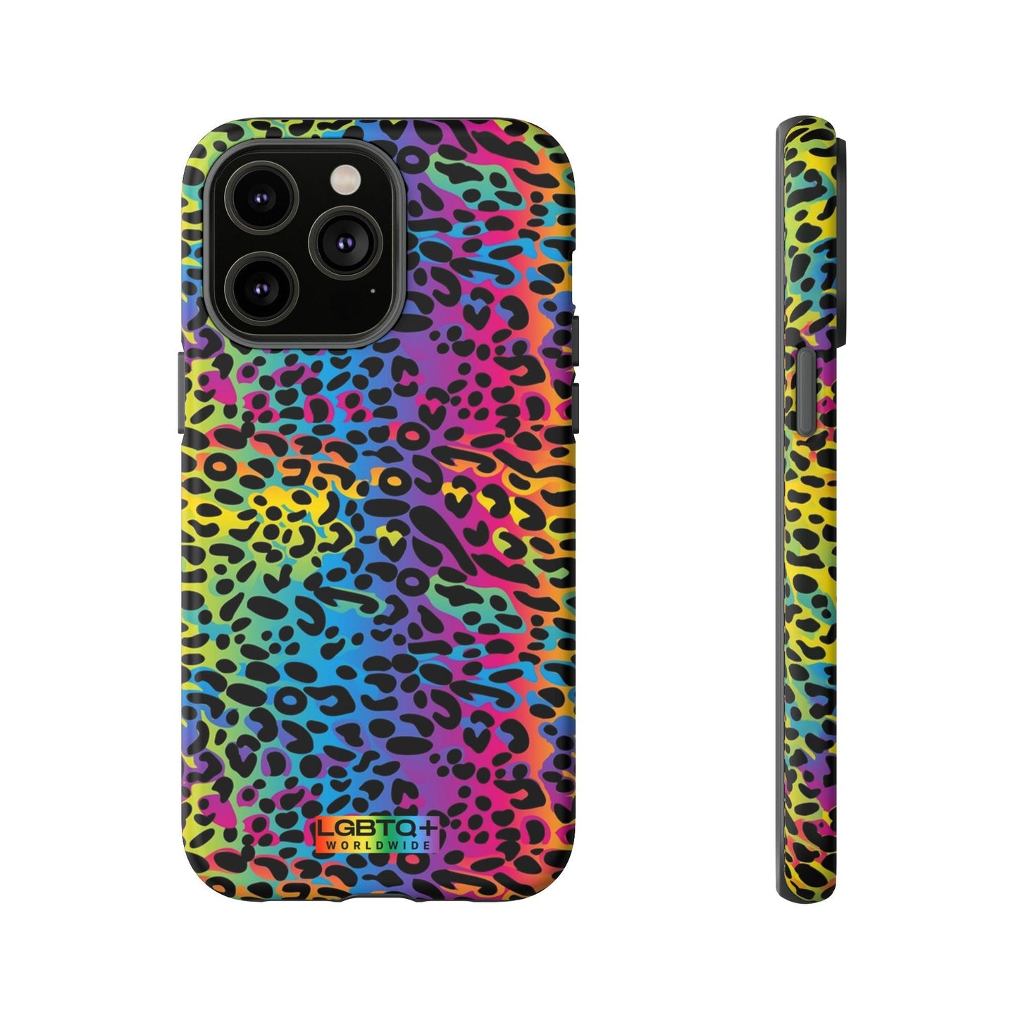 LGBTQWorldwide - ,,LEOPARD" Doppelgehäuse Handyhülle Accessories, Glossy, iPhone Cases, Matte, Phone accessory, Phone Cases, Samsung Cases, Thermo, Valentine's Day Picks lgbtq Bekleidung Accessoires unisex Zubehör