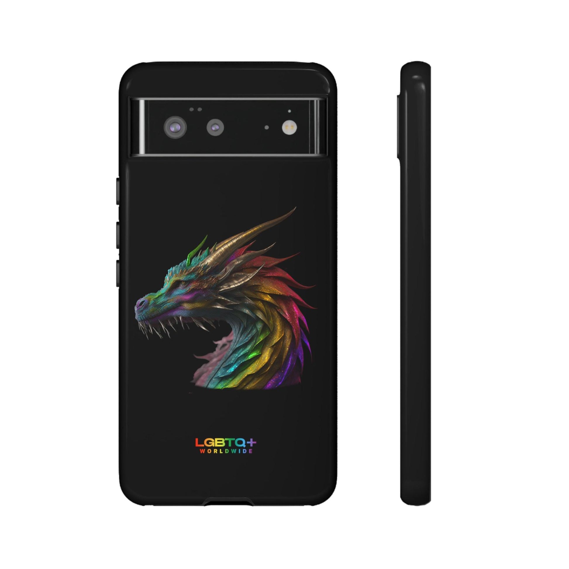 LGBTQWorldwide - ,,DRACHE" Doppelgehäuse Handyhülle Accessories, Glossy, iPhone Cases, Matte, Phone accessory, Phone Cases, Samsung Cases, tough, Valentine's Day Picks lgbtq Bekleidung Accessoires unisex Zubehör