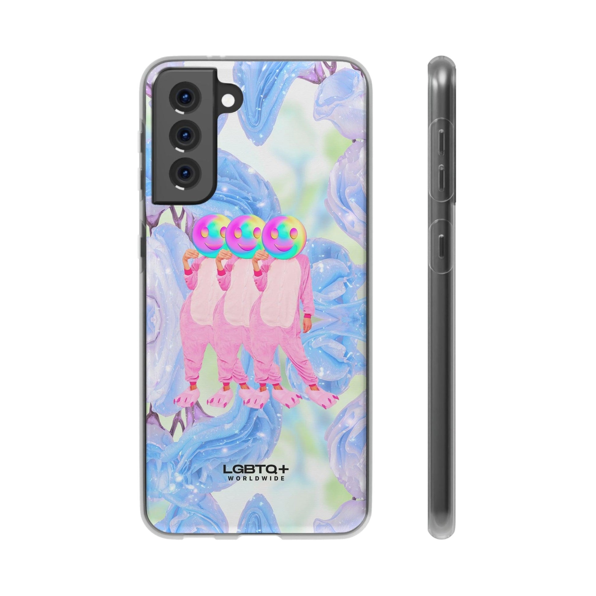 LGBTQWorldwide - ,,TEDDY BÄR" Flexible Handyhülle Accessories, Case, iPhone, iPhone Cases, Phone accessory, Phone Cases, Samsung Cases, silikon, Valentine's Day promotion lgbtq Bekleidung Accessoires unisex Zubehör