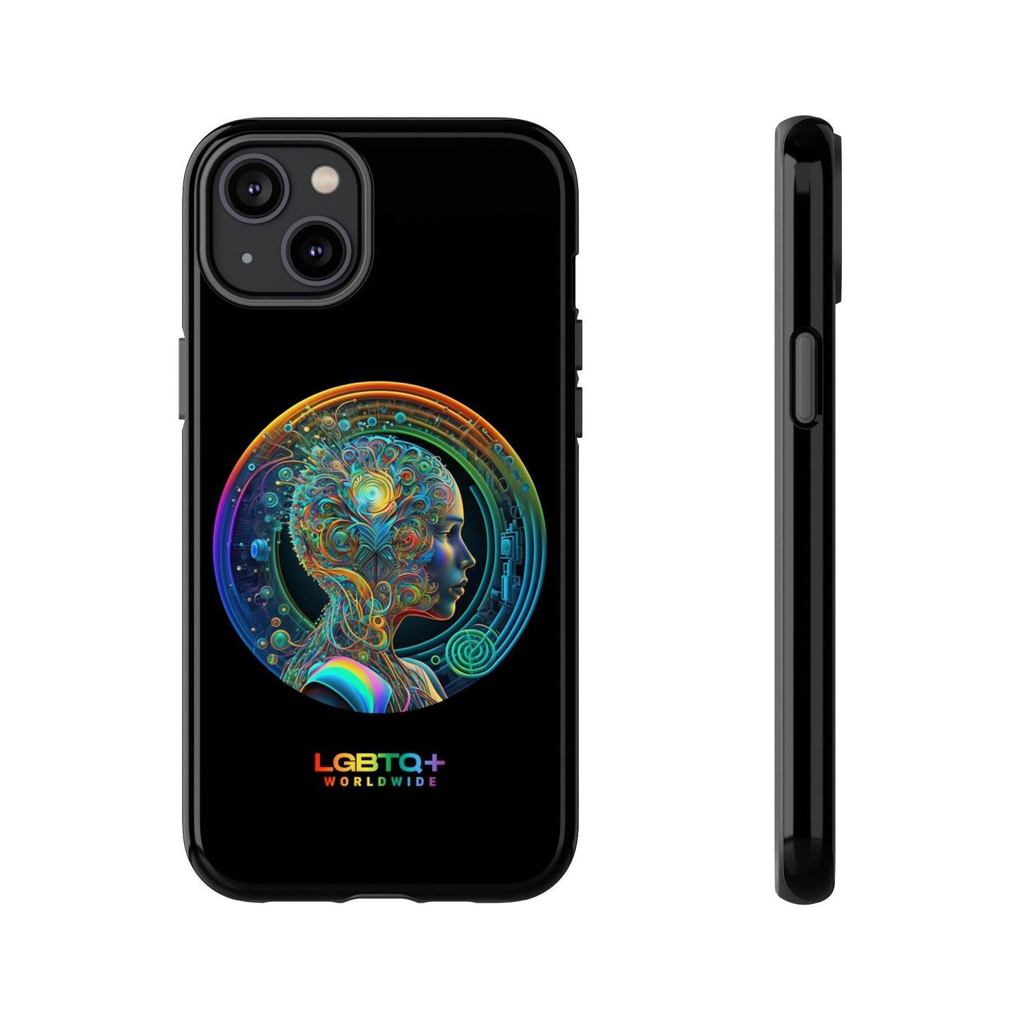 LGBTQWorldwide - ,,INTELLIGENT" Doppelgehäuse Handyhülle Accessories, Glossy, iPhone Cases, Matte, Phone accessory, Phone Cases, Samsung Cases, tough, Valentine's Day Picks lgbtq Bekleidung Accessoires unisex Zubehör