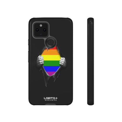 LGBTQWorldwide - ,,SCHWARZES LOCH" Doppelgehäuse Handyhülle Accessories, Glossy, iPhone Cases, Matte, Phone accessory, Phone Cases, Samsung Cases, Thermo, Valentine's Day Picks lgbtq Bekleidung Accessoires unisex Zubehör