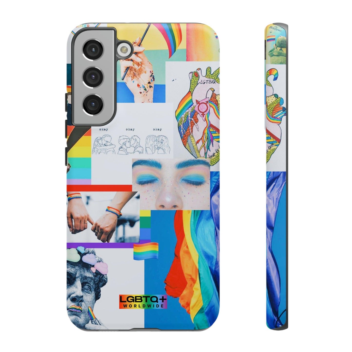 LGBTQWorldwide - ,,LEBEN"Doppelgehäuse Handyhülle Accessories, Glossy, iPhone Cases, Matte, Phone accessory, Phone Cases, Samsung Cases, Thermo, Valentine's Day Picks lgbtq Bekleidung Accessoires unisex Zubehör