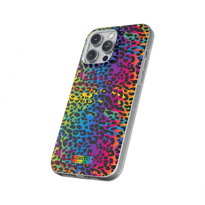 LGBTQWorldwide - ,,LEOPARD" Flexible Handyhülle Accessories, Case, iPhone, iPhone Cases, Phone accessory, Phone Cases, Samsung Cases, silikon, Valentine's Day promotion lgbtq Bekleidung Accessoires unisex Zubehör