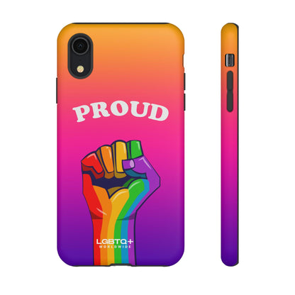 LGBTQWorldwide - ,,GLÜCKLICH" Doppelgehäuse Handyhülle Accessories, Glossy, iPhone Cases, Matte, Phone accessory, Phone Cases, Samsung Cases, Thermo, Valentine's Day Picks lgbtq Bekleidung Accessoires unisex Zubehör