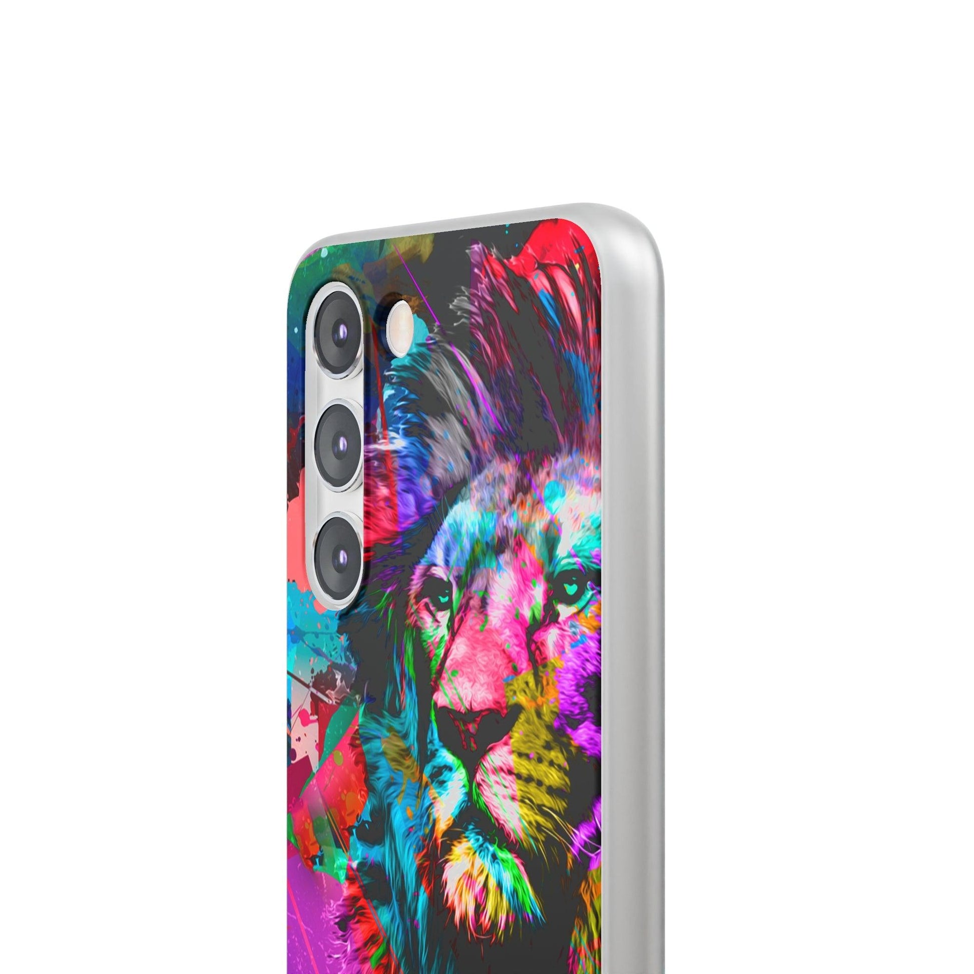 LGBTQWorldwide - ,,STARKER LÖWE" Flexible Handyhülle Accessories, Case, iPhone, iPhone Cases, Phone accessory, Phone Cases, Samsung Cases, silikon, Valentine's Day promotion lgbtq Bekleidung Accessoires unisex Zubehör