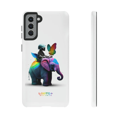 LGBTQWorldwide - ,,SCHMETTERLING" Doppelgehäuse Handyhülle Accessories, Glossy, iPhone Cases, Matte, Phone accessory, Phone Cases, Samsung Cases, tough, Valentine's Day Picks lgbtq Bekleidung Accessoires unisex Zubehör