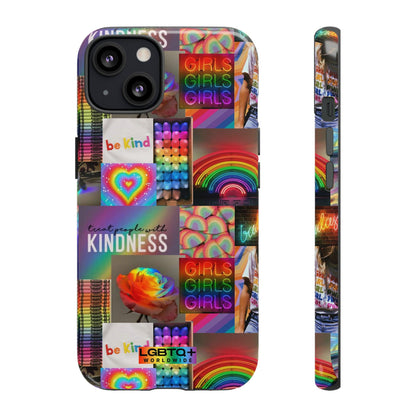 LGBTQWorldwide - ,,FREUNDLICH" Doppelgehäuse Handyhülle Accessories, Glossy, iPhone Cases, Matte, Phone accessory, Phone Cases, Samsung Cases, Thermo, Valentine's Day Picks lgbtq Bekleidung Accessoires unisex Zubehör