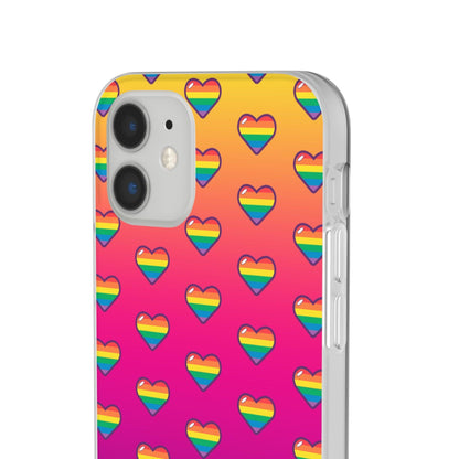 LGBTQWorldwide - ,,HERZEN" Flexible Handyhülle Accessories, Case, iPhone, iPhone Cases, Phone accessory, Phone Cases, Samsung Cases, silikon, Valentine's Day promotion lgbtq Bekleidung Accessoires unisex Zubehör