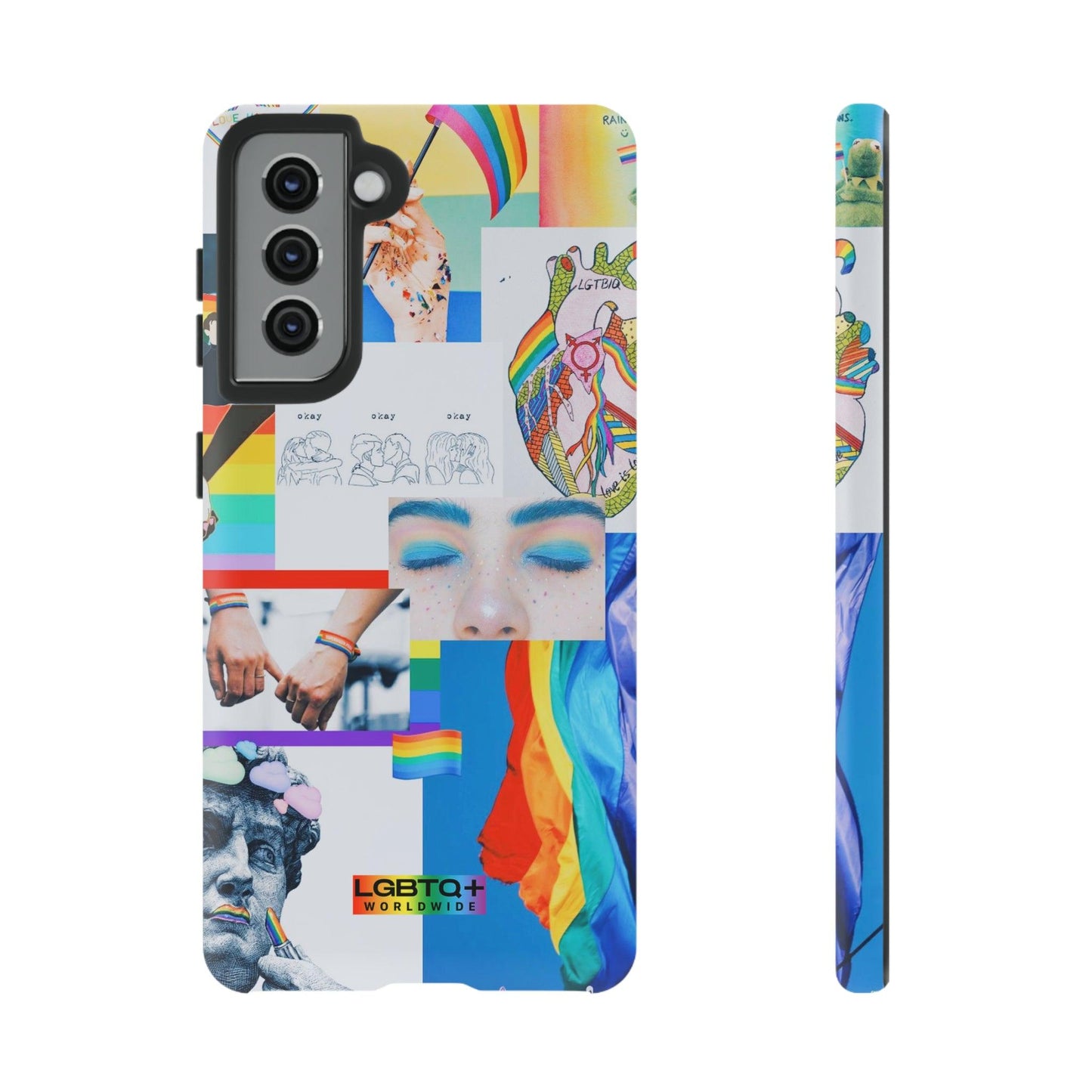 LGBTQWorldwide - ,,LEBEN"Doppelgehäuse Handyhülle Accessories, Glossy, iPhone Cases, Matte, Phone accessory, Phone Cases, Samsung Cases, Thermo, Valentine's Day Picks lgbtq Bekleidung Accessoires unisex Zubehör