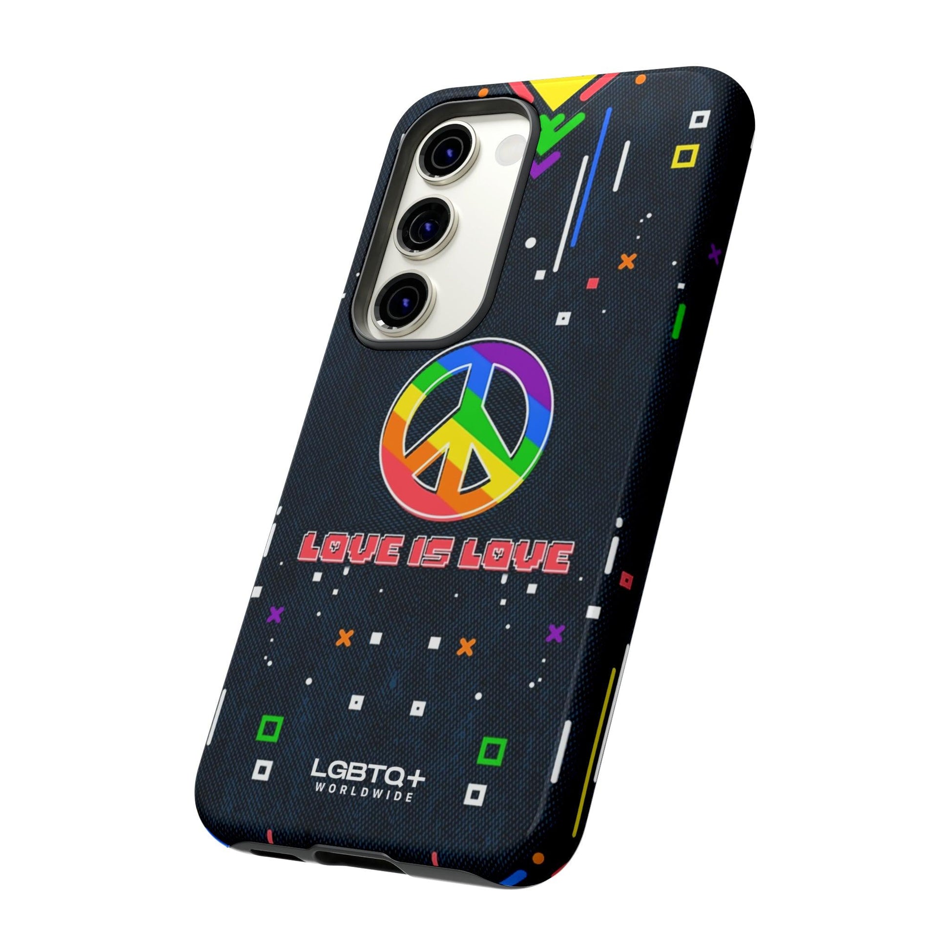 LGBTQWorldwide - ,,PEACE" Doppelgehäuse Handyhülle Accessories, Glossy, iPhone Cases, Matte, Phone accessory, Phone Cases, Samsung Cases, Thermo, Valentine's Day Picks lgbtq Bekleidung Accessoires unisex Zubehör