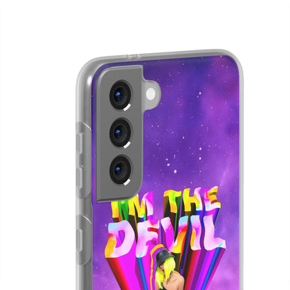 LGBTQWorldwide - ,,I AM THE DEVIL" Flexible Handyhülle Accessories, Case, iPhone, iPhone Cases, Phone accessory, Phone Cases, Samsung Cases, silikon, Valentine's Day promotion lgbtq Bekleidung Accessoires unisex Zubehör