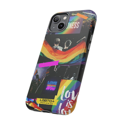 LGBTQWorldwide - ,,COMMUNITY" Doppelgehäuse Handyhülle Accessories, Glossy, iPhone Cases, Matte, Phone accessory, Phone Cases, Samsung Cases, Thermo, Valentine's Day Picks lgbtq Bekleidung Accessoires unisex Zubehör