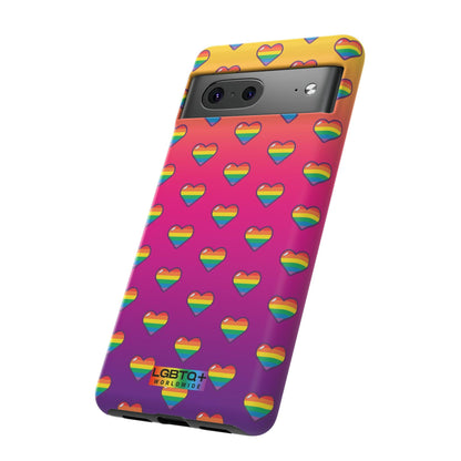 LGBTQWorldwide - ,,HERZ" Doppelgehäuse Handyhülle Accessories, Glossy, iPhone Cases, Matte, Phone accessory, Phone Cases, Samsung Cases, Thermo, Valentine's Day Picks lgbtq Bekleidung Accessoires unisex Zubehör